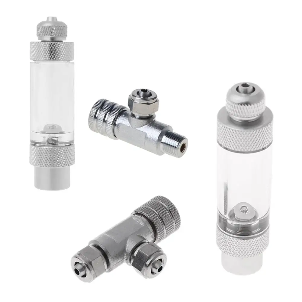 Aquarium CO2 Regulator Bubble Counter Kit Needle Valve Adjustment Valves Single Double Head Fish Tank Co2 System Accessories