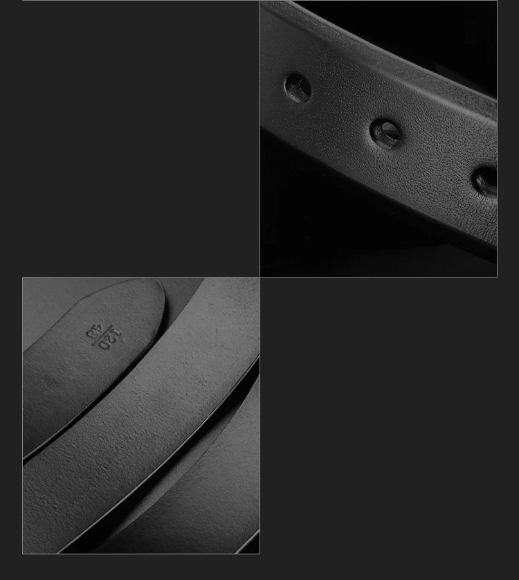 2026 new design belt high quality  men belt genuine leather strap trousers first layer ciartuar brass pin buckle