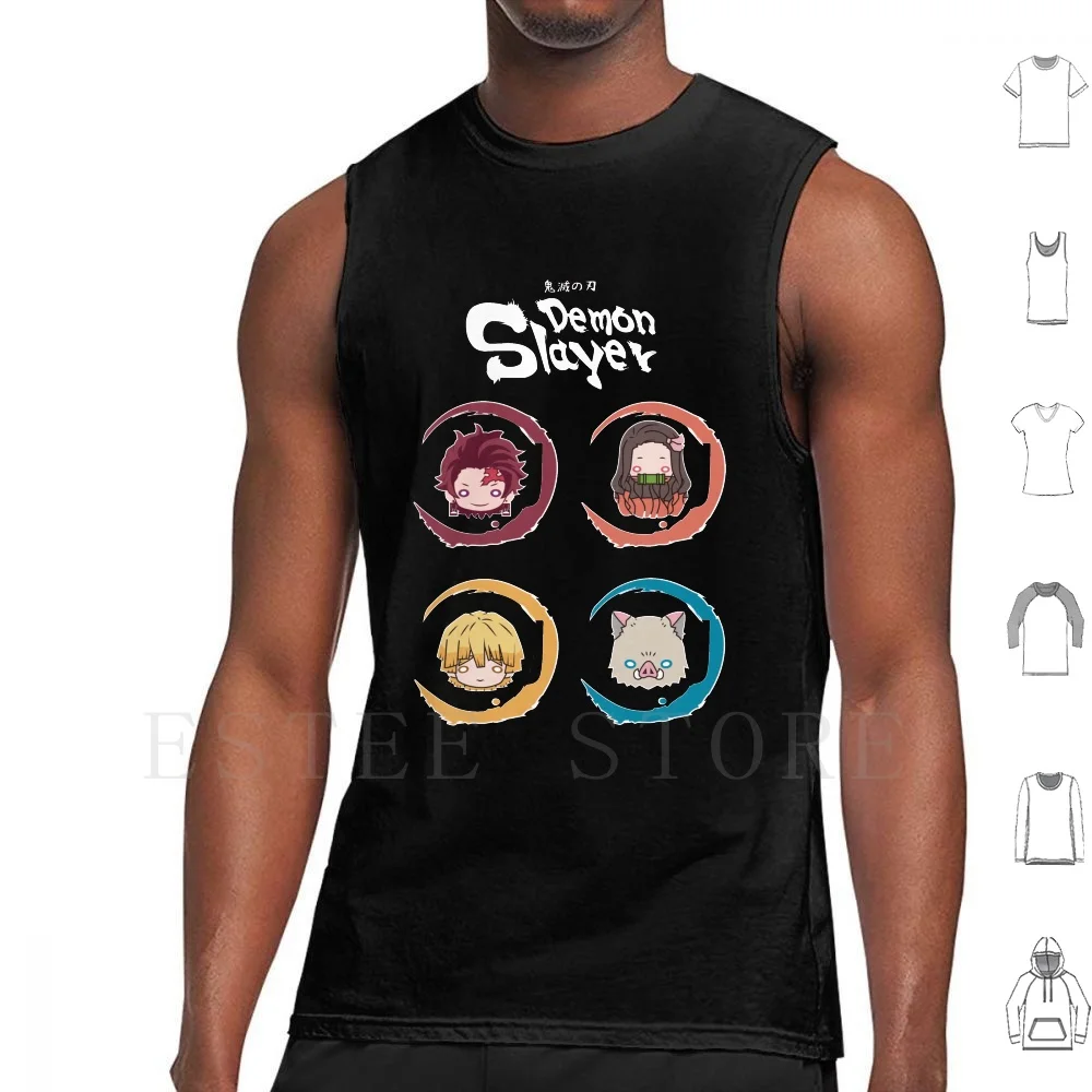 

Demon ( Kimetsu No Yaiba ) : All Chibi Tank Tops Vest Cotton Demon Salyer Kimetsu No Yaiba Demon Anime Kimetsu No Yaiba Anime