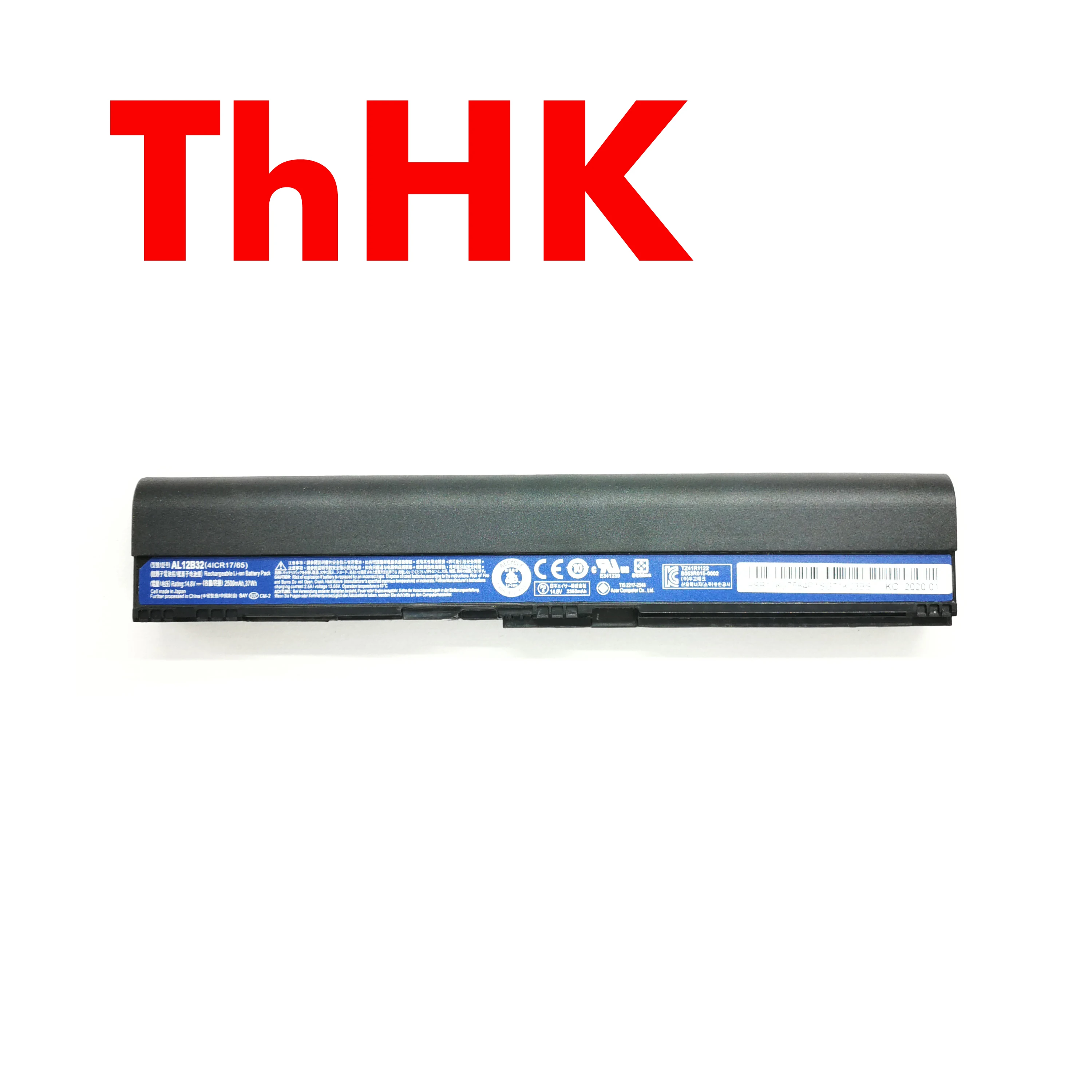 ThHK Genuine Original AL12X32 AL12A31 AL12B31 AL12B32 Laptop Battery For Acer Aspire One 756 V5-171 725 TravelMate B113 B113M