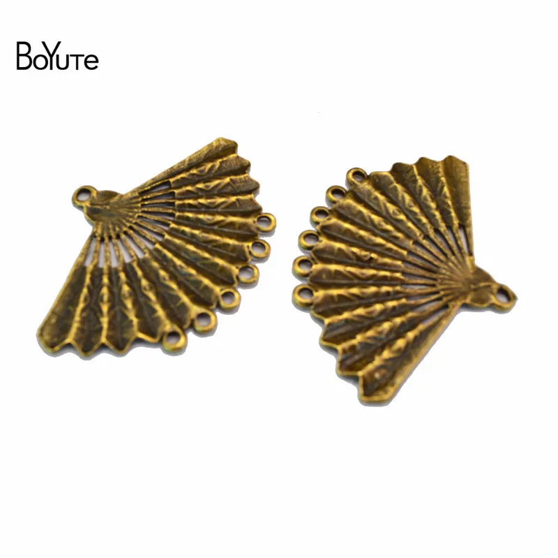 Оптовая продажа (30 шт./лот) металлический сплав 57*40 мм разъем вентилятора Подвески Diy ручной работы ювелирные аксессуары