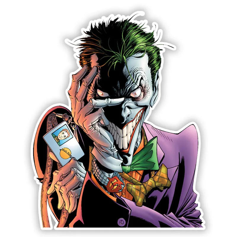 

S50547# Personality PVC Decal for Clown Waterproof Car Sticker for Motorcycle Laptop Decorative