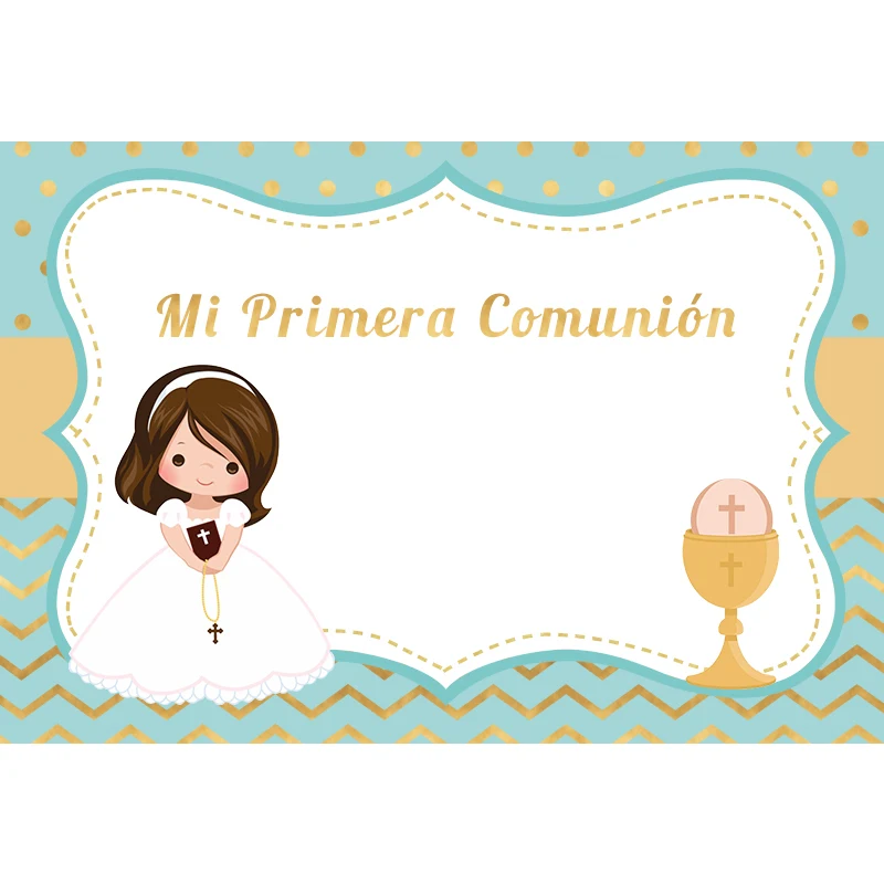 Sensfun-fondos de fotografía de Primera Comunión para niñas, telón de fondo personalizado para fiesta de cumpleaños de recién nacido, bautismo, Cruz, Baby Shower