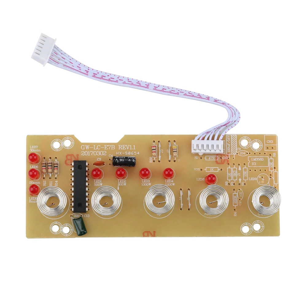 800W 220V Heating Control Panel for Induction Cooker PCB Circuit Board with Coil Electromagnetic