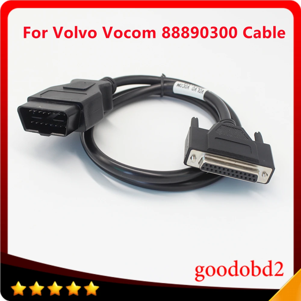 For-Volvo/Renault/Mack Truck Diagnostic Cable for-Volvo Vocom 88890300+PTT Premium Tech Tool for-Volvo Vcads 88890300 Vocom