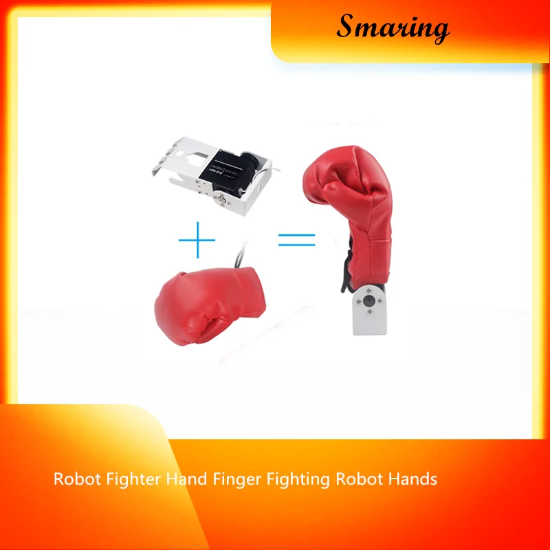 Humanoid Robot Fighter Hand Finger Fighting Robot Hands Robotic Accessory Boxing DIY Teaching Model