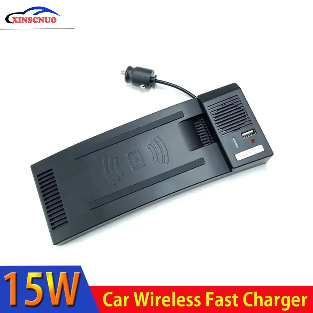 Car Accessories Vehicle Wireless Charger For Audi A6L/A7/A6/Q5/Q5L/A4L/Q7 Fast Charger Module Wireless Onboard Car Charging Pad