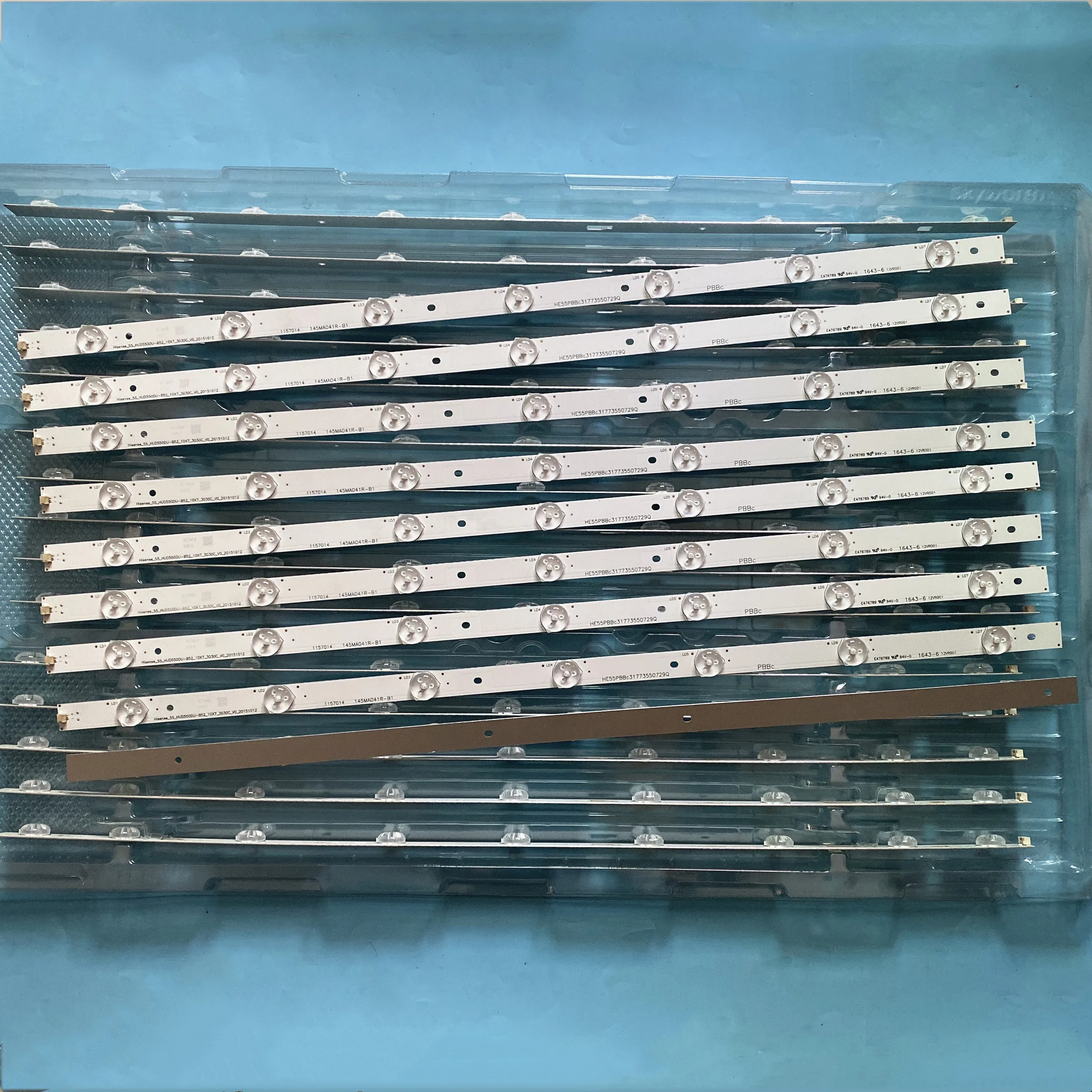 الأصلي LED الخلفية H55m3300 55H8C HD550DU-B52S1 55 HD550DU B52 10X7 3030C V0 H55mec3050 Hd550du-b5 HD550DU-B52
