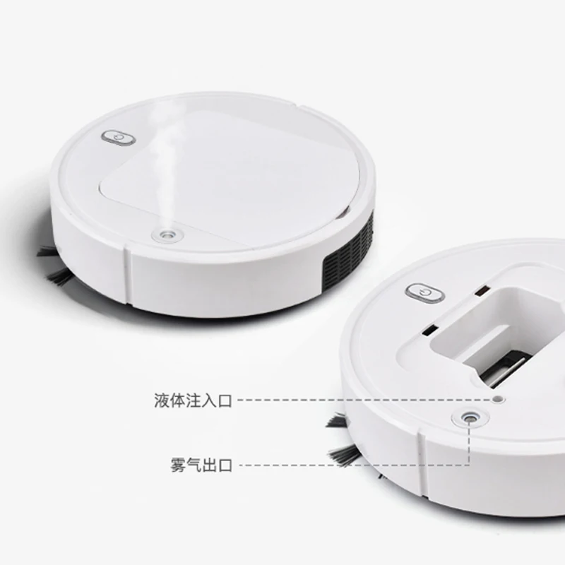 Vacuüm Sweep Nat Dweilen Voor Harde Vloeren Tapijt Run 90 Minuten Usb Charge Wassen Robot Cleaner