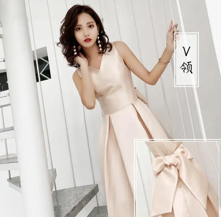 Retro Dress For Women Sexy Sleeveless Stand Collar Bow Elegant Midi Dress Party Club Night Dress vestidos vintage