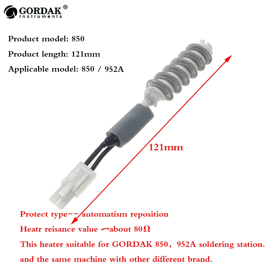 GORDAK850A heater for 850A 850B 952 952B 952C 952V 952D series hot air soldering station