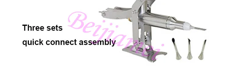 Distributeur commercial de remplissage de beurre de confiture d'acier inoxydable de Machine de remplissage de crème pour les mains de remplissage de Churro de 5L