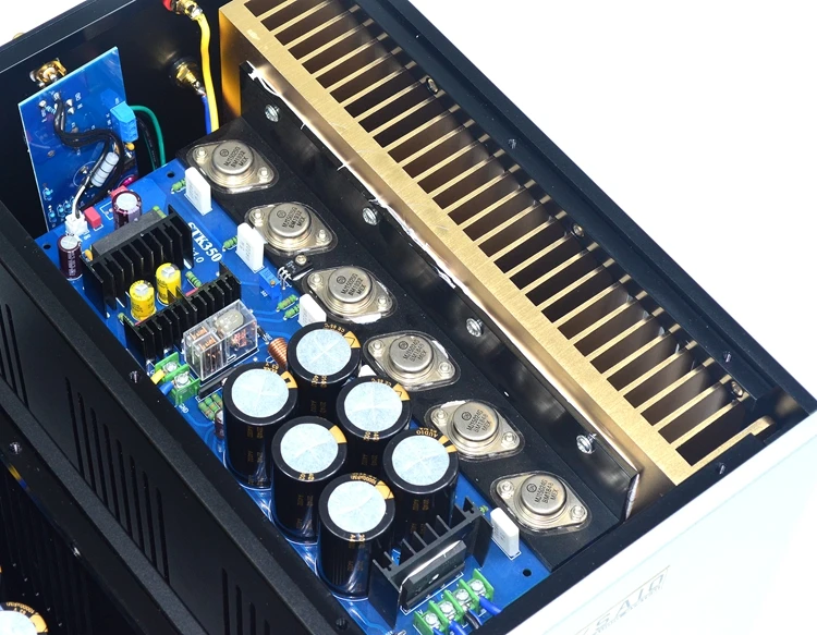 STK350 HiFi Khuếch Đại Công Suất Vàng Seal Trên MJ15024 MJ15025 300W Mono Chia Nguyên Chất Sau Âm Thanh Rạp Hát Tại Nhà Khuếch Đại