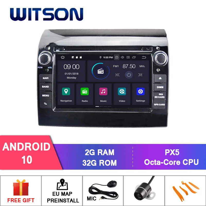 WITSON Android 12 Auto Radio for FIAT DUCATO CAR DVD GPS Carplapy Vehicle STEREO Multimedia Player Navigation System