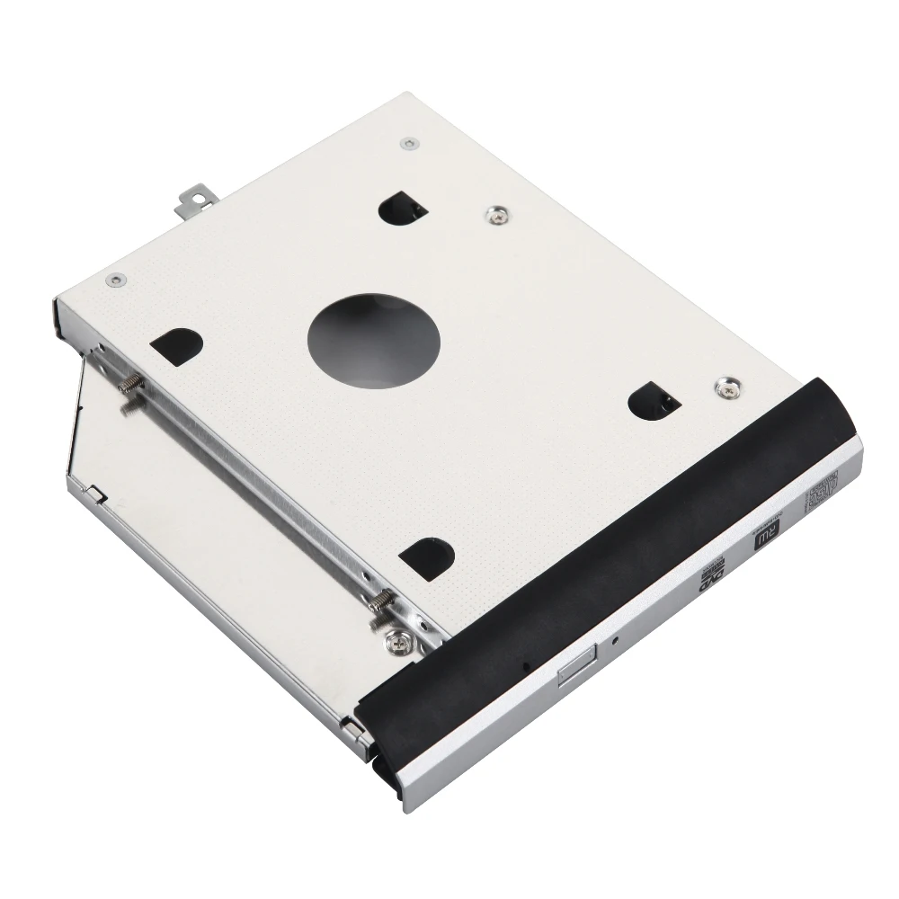 

С лицевой панелью и кронштейном, 2-й жесткий диск SATA 3,0 2,5 дюйма, HDD SSD, оптический Корпус, лоток для Dell Latitude E5420 E5520