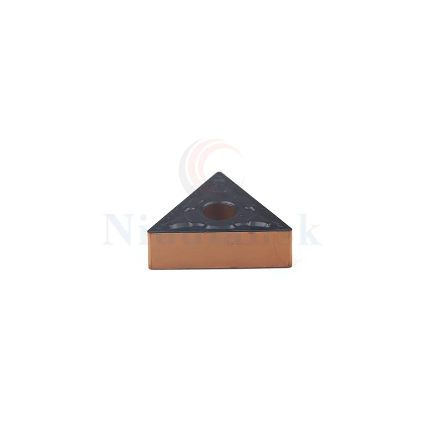 Herramienta de torno CNC LF9218 TNMG160404-CM, inserto de torneado de carburo, hoja recubierta de dos colores para procesar piezas de acero, LF9218, TNMG160408-CM