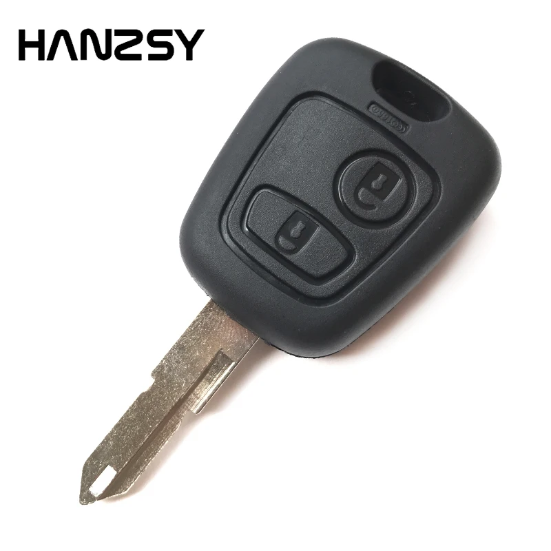 2 Button Remote Car Key Shell For Peugeot 106 206 306 406 Uucut NE73 Blade Replacement Auto Control key Cover Case Fob No Logo