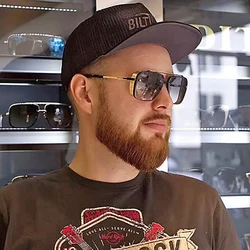 Nowe punkowe okulary przeciwsłoneczne dla mężczyzn moda kwadratowe okulary w stylu Vintage Steampunk luksusowe óculos De Sol Masculino Luxe luneta De Soleil Homme