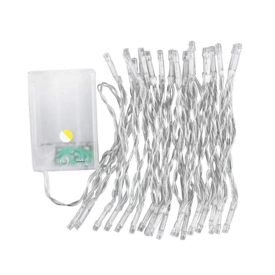 2M 5M 10M LED String Lights 3*AA Battery Operated Waterproof Fairy LED Christmas Lights For Holiday Party Wedding Decoration