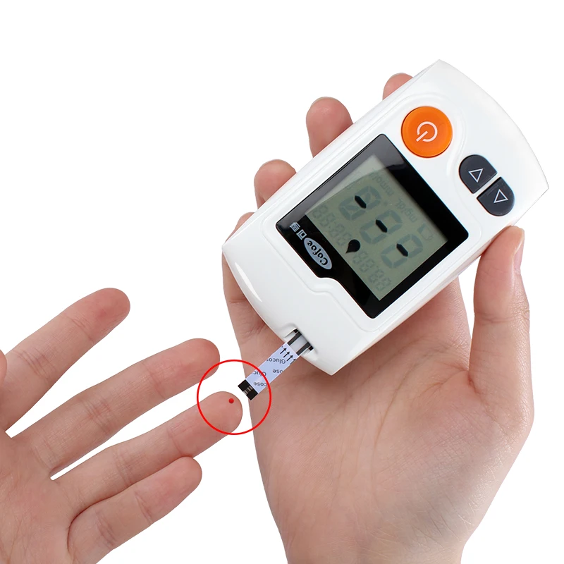 Cofoe Yili Blood Glucose Meter & Test Strips & Lancets Needle Diabetic Tester Medical Blood Sugar Monitor Glucometer for People