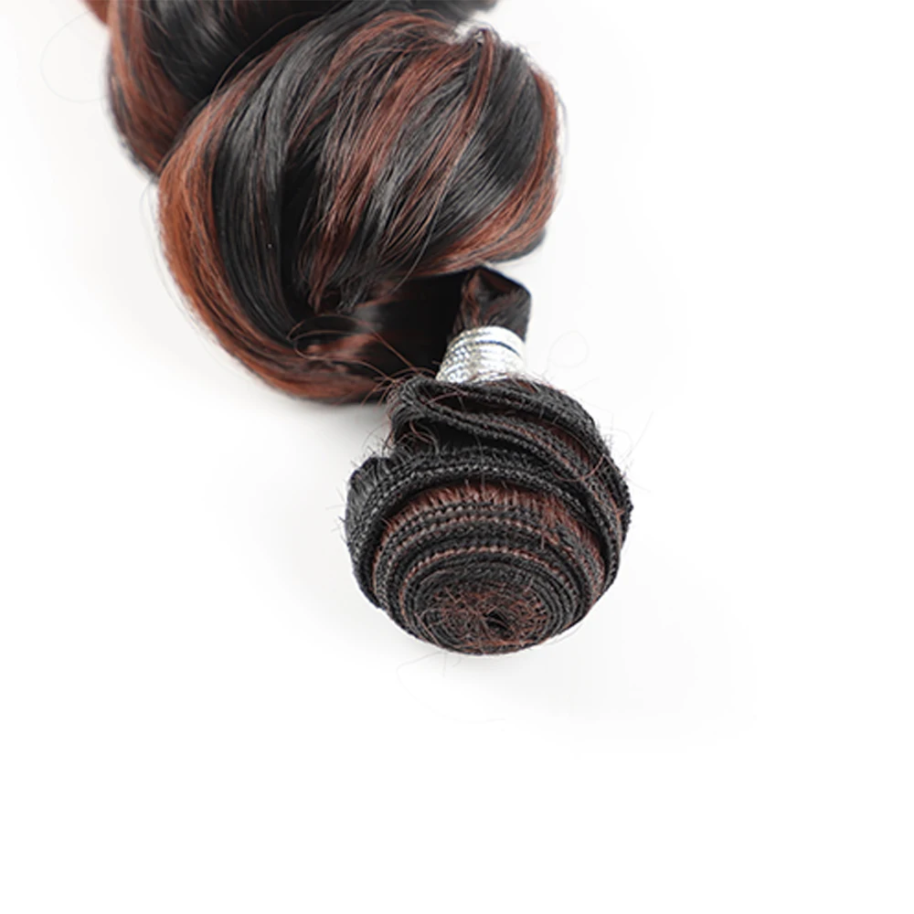 Mechones de pelo sintético Afro para mujer, extensiones de cabello ondulado suelto, tejido sintético largo, rizos africanos