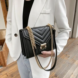 New Fashion 2023 Candy Color Chain Shoulder Crossbody Bag for Women Sac A Main Messenger Bag Female Handbags and Purses Quality