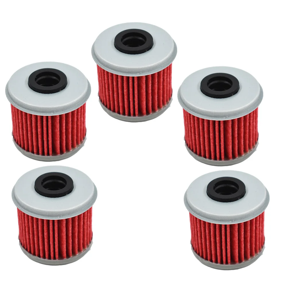 5x filtro olio per Honda CRF 150R 250R 450R 250X 450X Husqvarna TE TC TXC 250