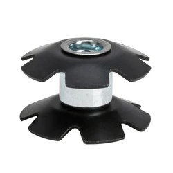Bolany 1PCS Bicycle Headset MTB Road Bike Cycling Steer Lmported Steel Black Star Nut For 28.6 Fork Tubes Bicycle Parts