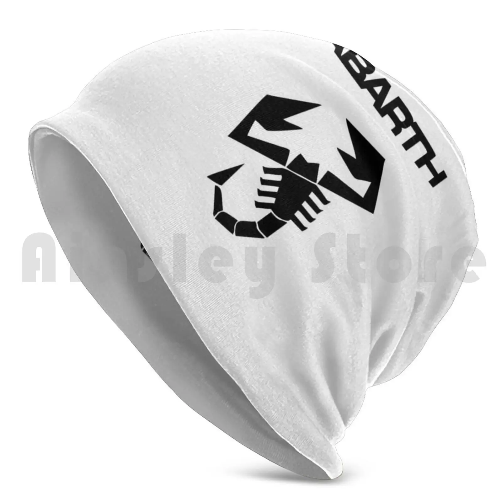 Abarth Logo Scorpion Black Beanies Knit Hat 59 Beanies Print