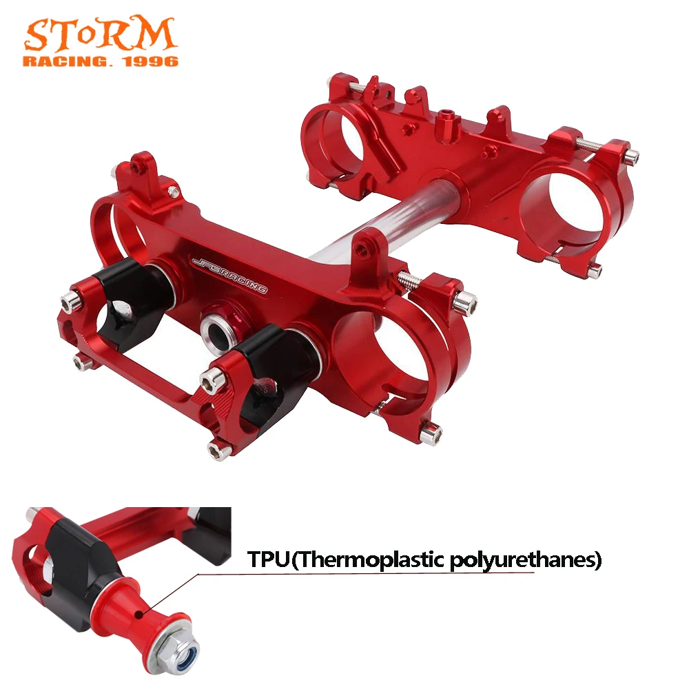 

CNC 28MM For Honda CRF250R CRF450R 250R 450R Upper Lower Triple Tree Clamps Steering Stem Handlebar Riser Mount Clamp 2009-2017