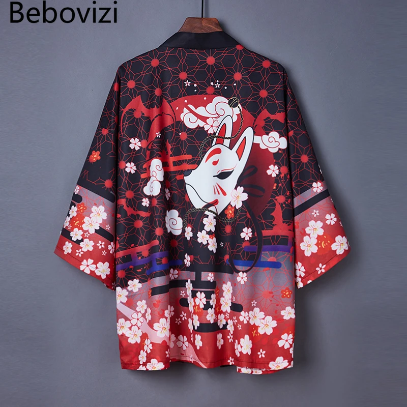 Baju Kardigan Pakaian Asia Wanita Sakura Yukata Jepang Wanita Kimono Pantai Haori Cosplay Kimono Tradisional Wanita Musim Panas