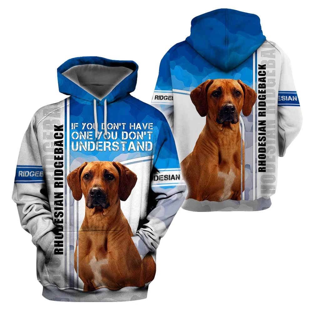 

Rhodesian Ridgeback hoodie 3D Printed Hoodies Fashion Pullover Men For Women Sweatshirts Sweater Cosplay Costumes