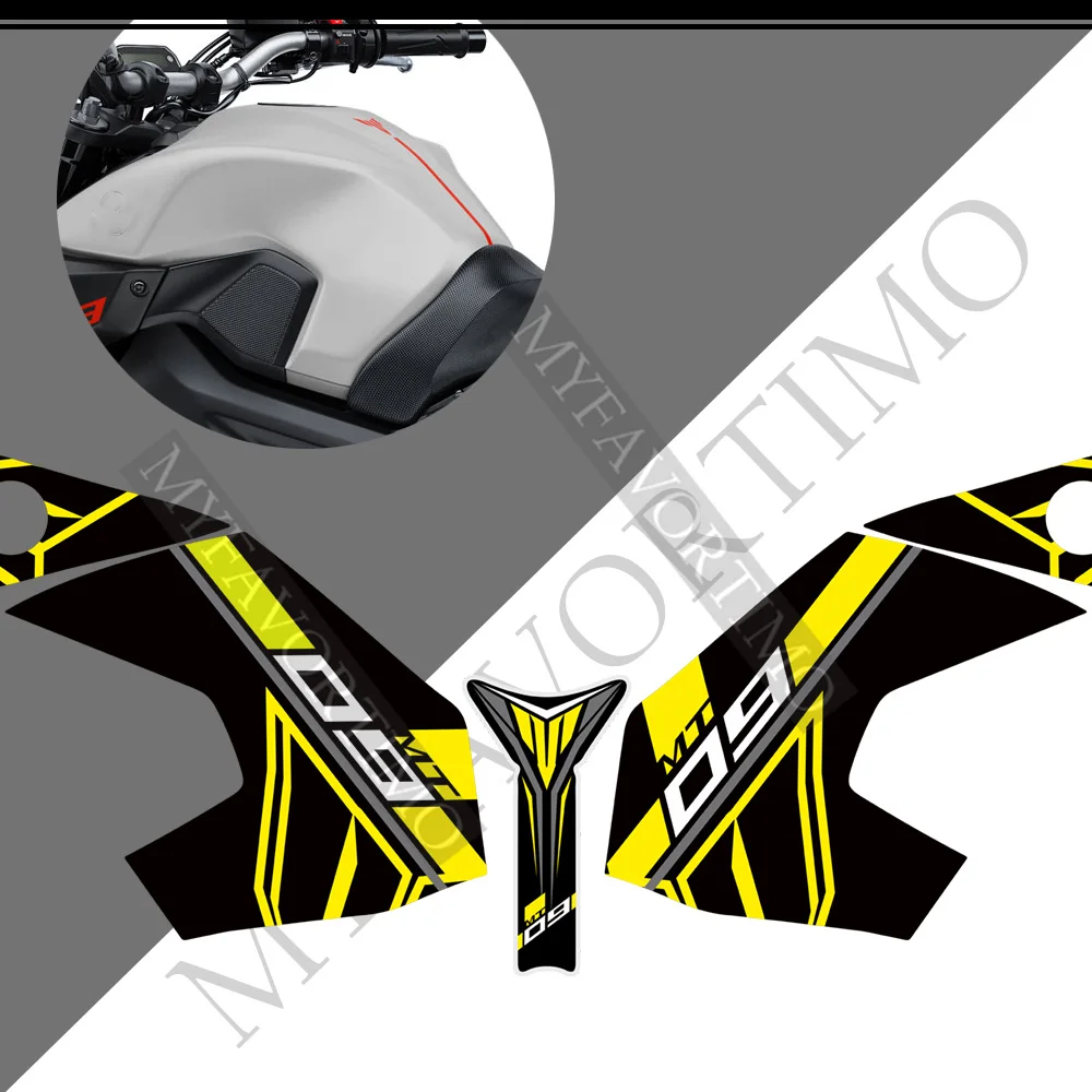 

Для Yamaha MT09 MT 09 FZ SP эмблема логотип газовый комплект прокладка на бак защитные наклейки обтекатель мотоцикла коленная Наклейка Крыло лобовое стекло