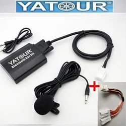 Yatour YTBTK Car audio Bluetooth AUX Kit for Toyota Lexus 6+6PIN radios with Navigation System