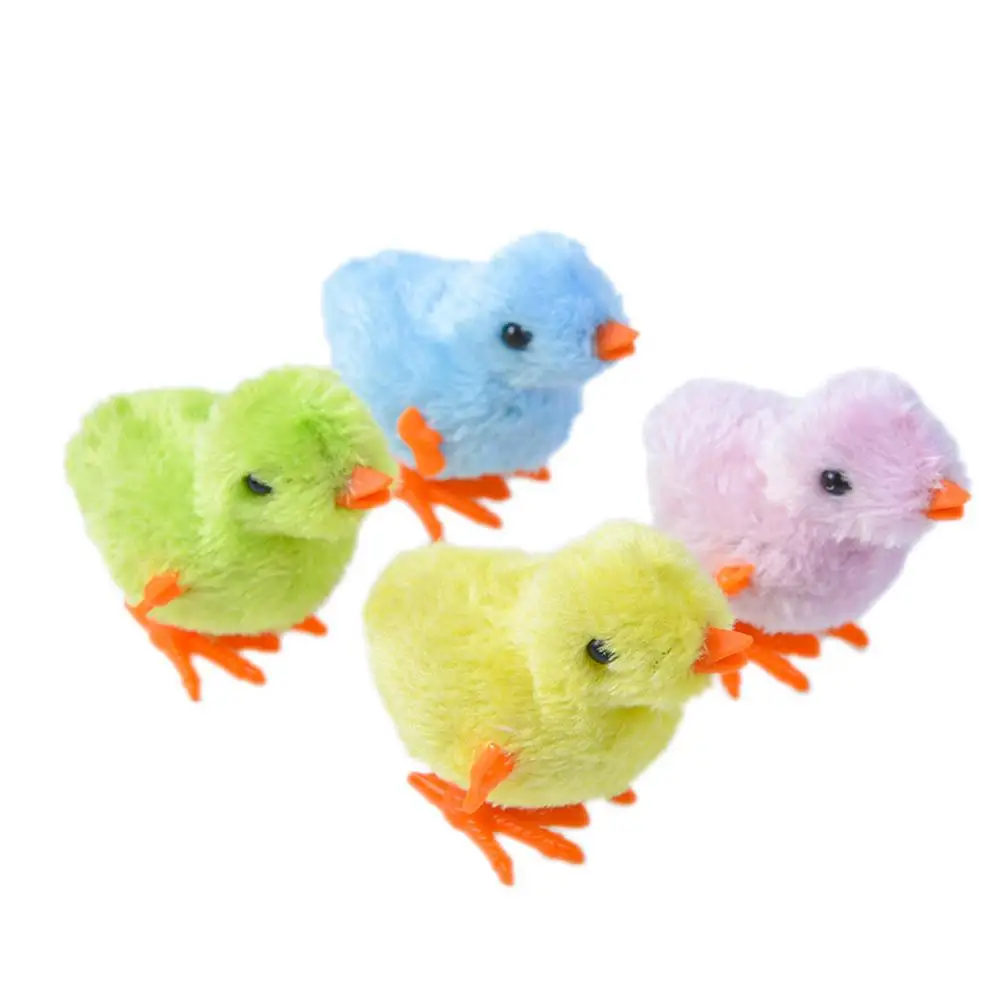 

Wind-up Hopping Chick Toys Clockwork Chicken Toys Plush Chicks Chicken Easter Toys Party Favors Goody Color: Send By Randomly