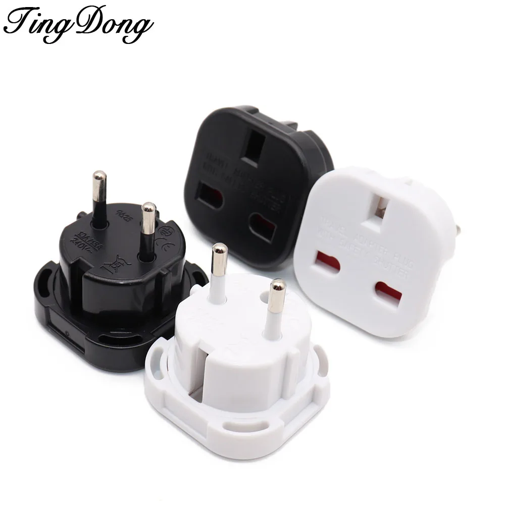 UK to European Euro EU AC Travel Charger Adapter Plug Outlet Converter Adapter power conversion plug Universal mobile phone