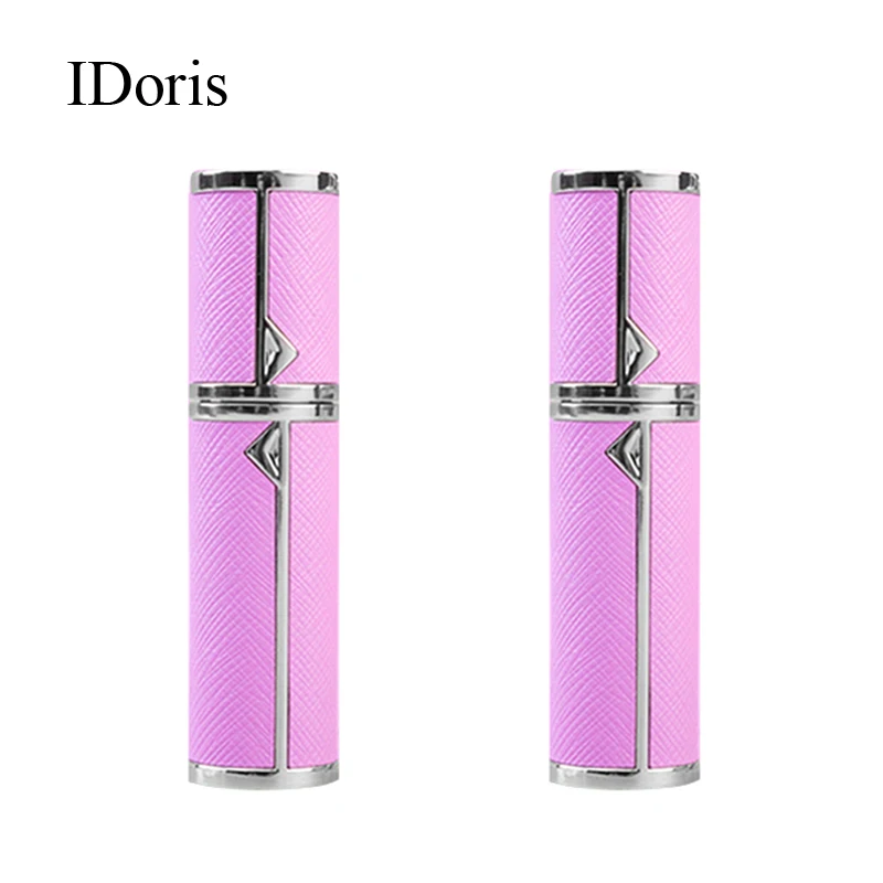 IDoris 5ml Portable Mini Perfume Refillable Bottle Pocket Perfume Fill From Bottom Parfum Women Perfume Empty Vintage 2PCS