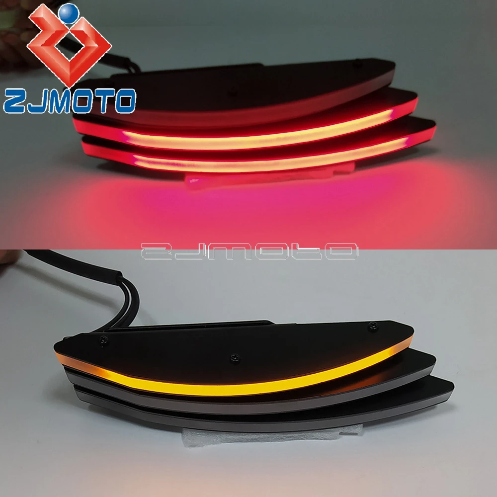 3 in 1 LED Taillight Rear Tail Amber Turn Signal Red Brake Light for Ducati Diavel AMG Carbon Dark Titanium 959 Panigale Corse