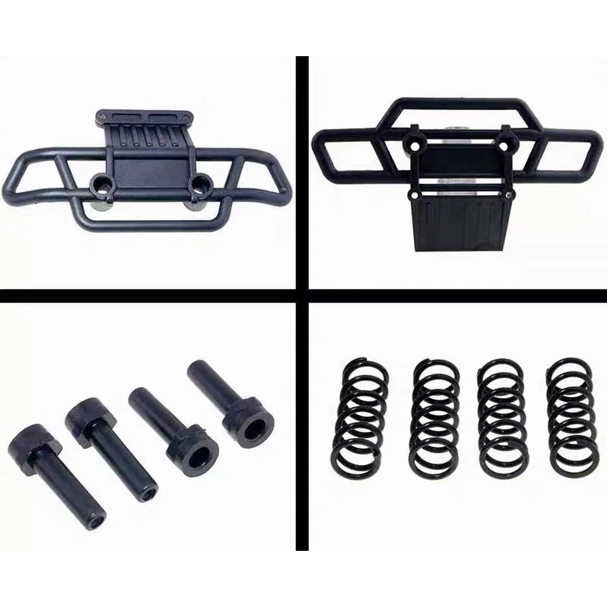 Front Bumper 08002 08003 Bumper Springs 08032 Bumper Post 08028 Anti-crash Protector for 1/10 HSP RC Car Toy