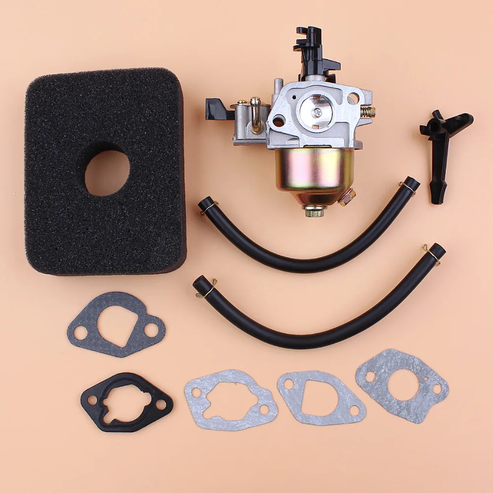 Generator Carburetor Gasket Fuel Line Air Filter Kit For Honda GX160 GX200 Chinese 168F 5.5hp 6.5hp Engine Motor 2-3kw