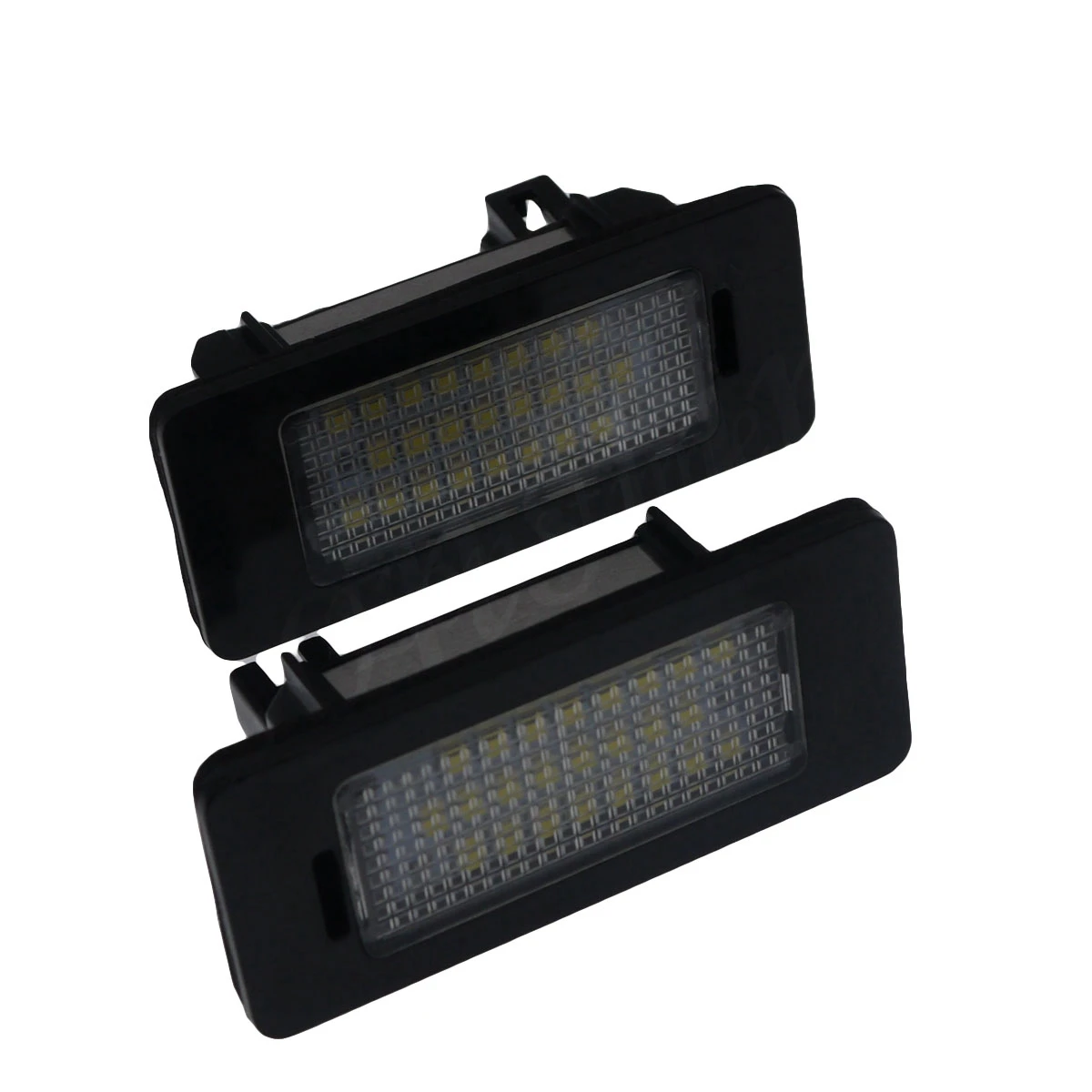 2 sztuk Canubus 24SMD LED lampa podświetlająca numer tablicy rejestracyjnej dla VW Golf 6/7 MK7 wariant Passat B6/B7 Jetta MK6 Sharan Touran Touareg