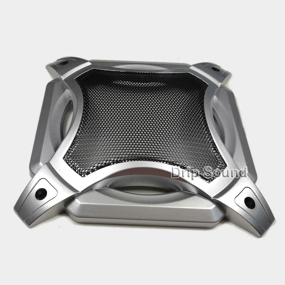 สำหรับ 6 "นิ้วลำโพงเสียงเปลี่ยนสุทธิตกแต่งวงกลมโลหะตาข่าย Grille