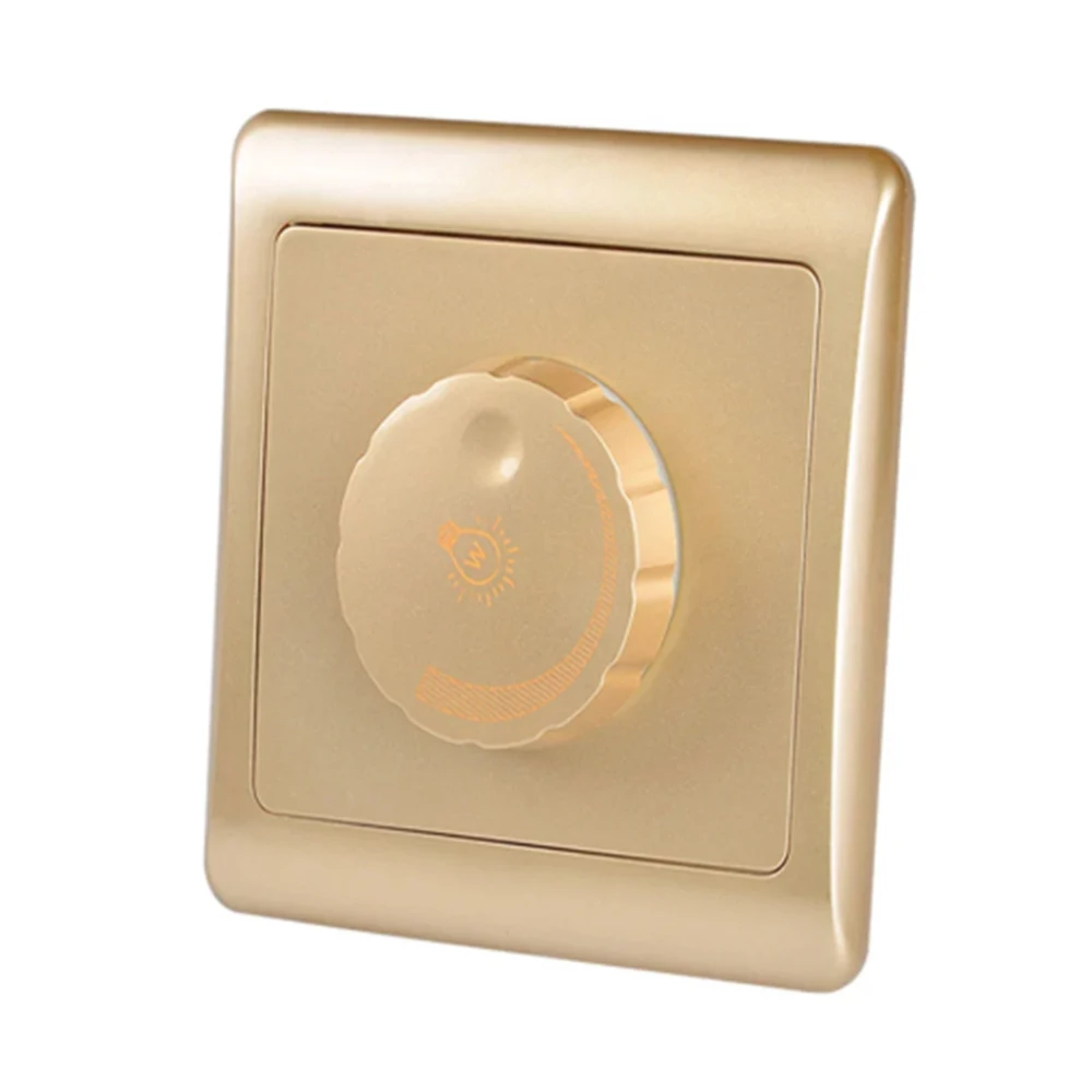 86 Type Dimmer Switch Panel Wall 220V High Power 450W Stepless Switch Dimmer Incandescent Lamp
