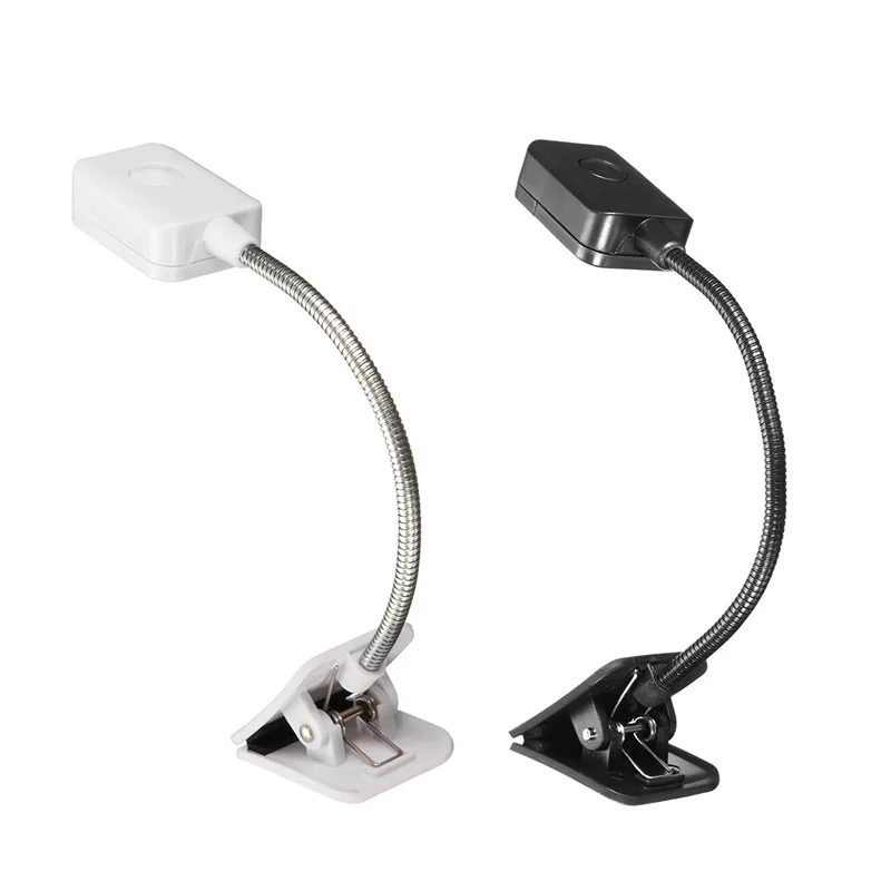 Mini lampe LED Flexible blanche ou noire pour la lecture, idéale pour un ordinateur portable ou un bureau, DC 6V, livraison directe