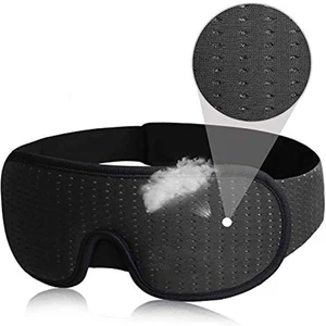 3D sleep mask, soft padded fabric cover, shadow eye pitch, light blockade 10 Main Sales Sale for Sleep - №8