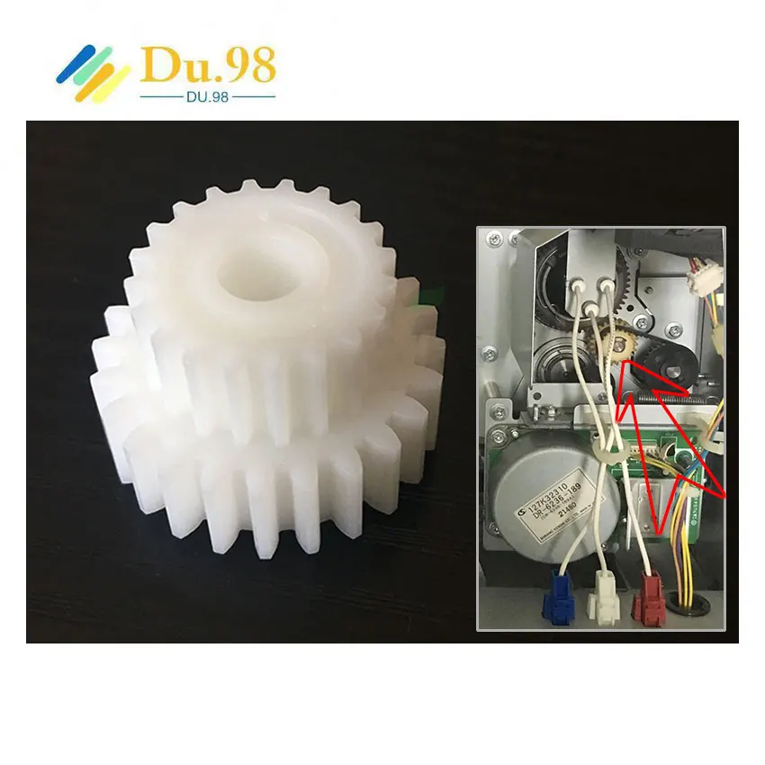 

3PCS New Original 807E09350 Fxing Drive Gear for XEROX 3030 3035 6204 6604 6605 Fuser Drive Double Gear 20/24T OEM