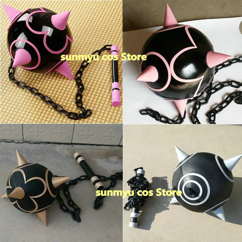 Re zero Ram Rem Cosplay Meteor hammer Props