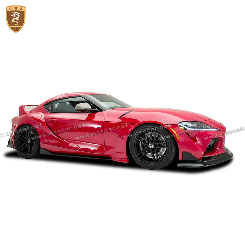 For 2019-2021 Toyota Mudguards Supra Model Upgrade A90 Design Original Car Fenders Decoration Real Carbon Fiber Front Fenders