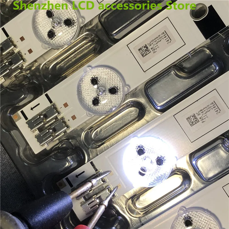 12 шт./лот для светодиодной ленты SAN SUNG 2012SVS32 3228 FHD10 REV1.5 120412, осветительная панель, диаметром 58 см, новинка 100%