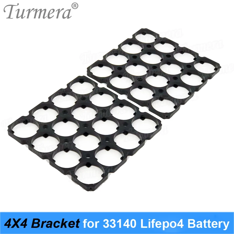 Turmera 4X4 33140 3.2V 15Ah Lifepo4 uchwyt wspornika baterii plastikowa średnica 33.4mm do akumulatora system magazynowania energii słonecznej